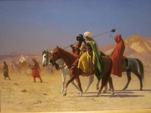 In the desert